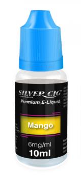 E-Liquid Silver-Cig Mango 6mg Nikotin 10ml im 5er Dsp.(DPT2 Konform EU Herstellu